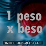 display 1 peso x beso