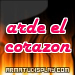 display arde el corazon