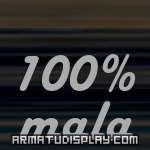 display 100% mala