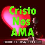 display Cristo Nos AMA