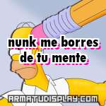 display nunk me borres de tu mente