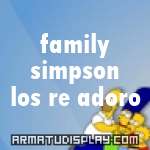 display family simpson los re adoro