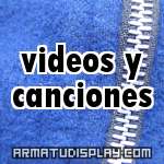 display videos y canciones