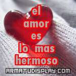 display el amor es lo mas hermoso