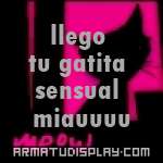 display llego tu gatita sensual miauuuu