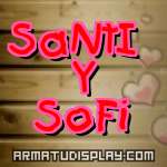 display SaNtI Y SoFi