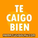 display TE CAIGO BIEN