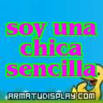display soy una chica sencilla