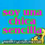 display soy una chica sencilla