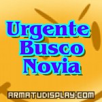 display Urgente Busco Novia