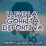 display LLEVE LA GORRITA DEPORTIVA