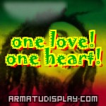 display one love! one heart!