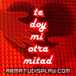 display te doy mi otra mitad