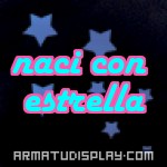 display naci con estrella