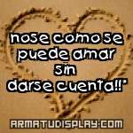 display nose como se puede amar sin darse cuenta!!*