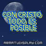 display CON CRISTO TODO ES POSIBLE