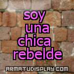 display soy una chica rebelde