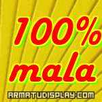 display 100% mala