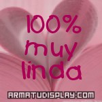display 100% muy linda