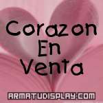 display Corazon En Venta