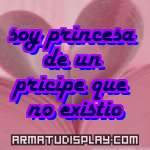 display soy princesa de un pricipe que no existio