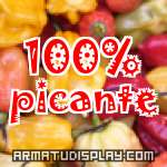 display 100% picante