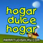 display hogar dulce hogar